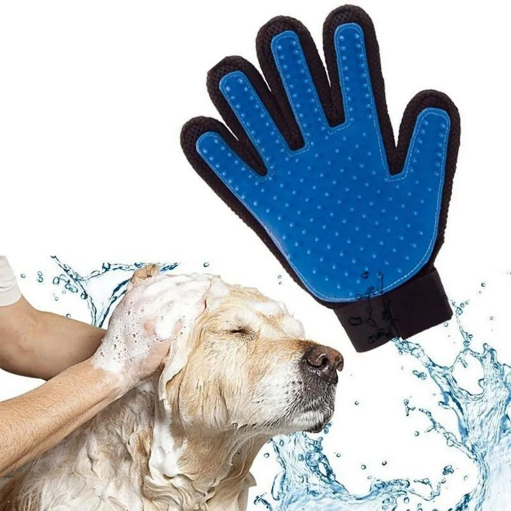 

Cat grooming glove for cats wool glove Pet Hair Deshedding Brush Comb Glove For Pet Dog Cleaning Massage Glove For Animal Sale
