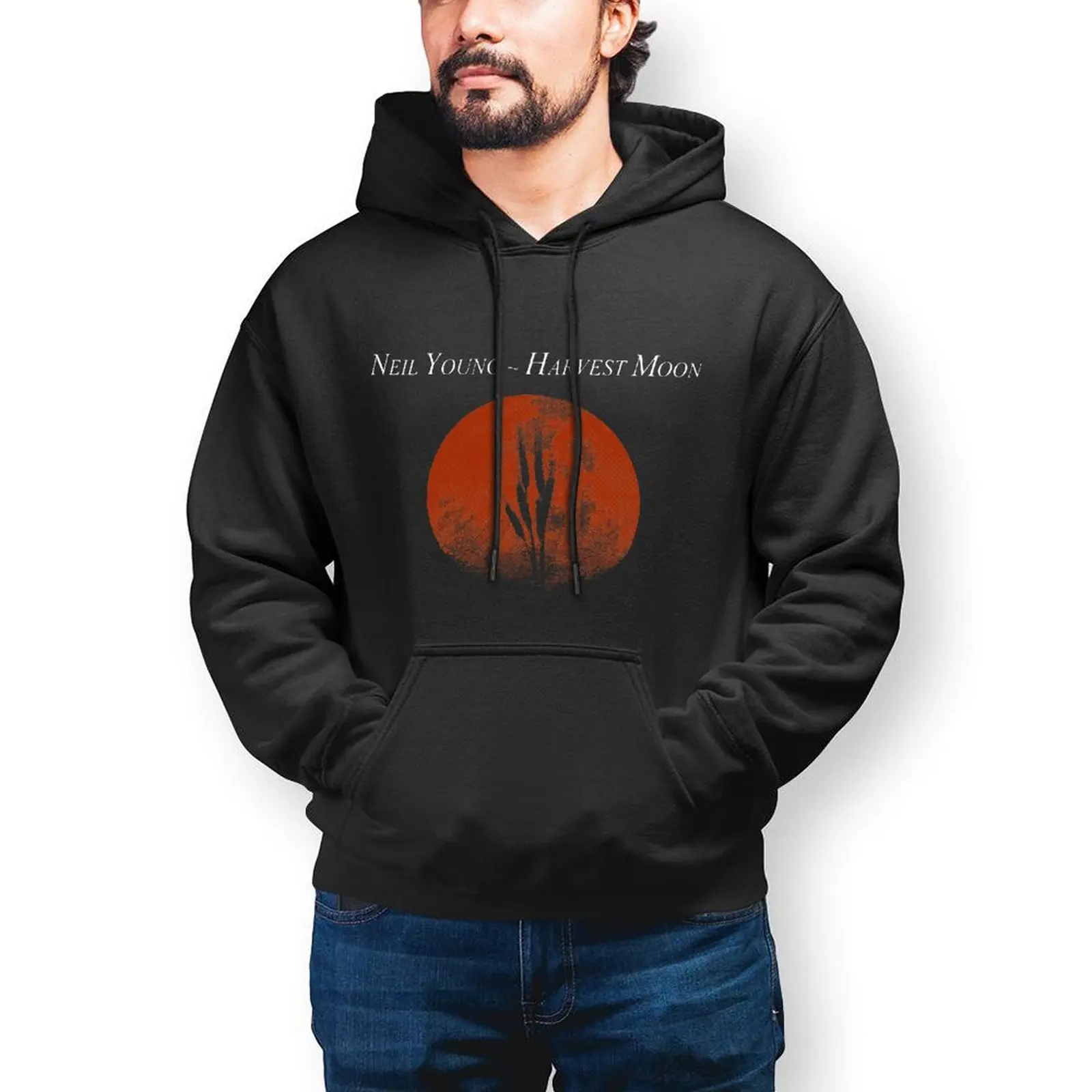 

Neil Young Hoodies Cotton Loose Pullover Hoodie Warm Long Sleeve Popular Hoodie Oversized Men