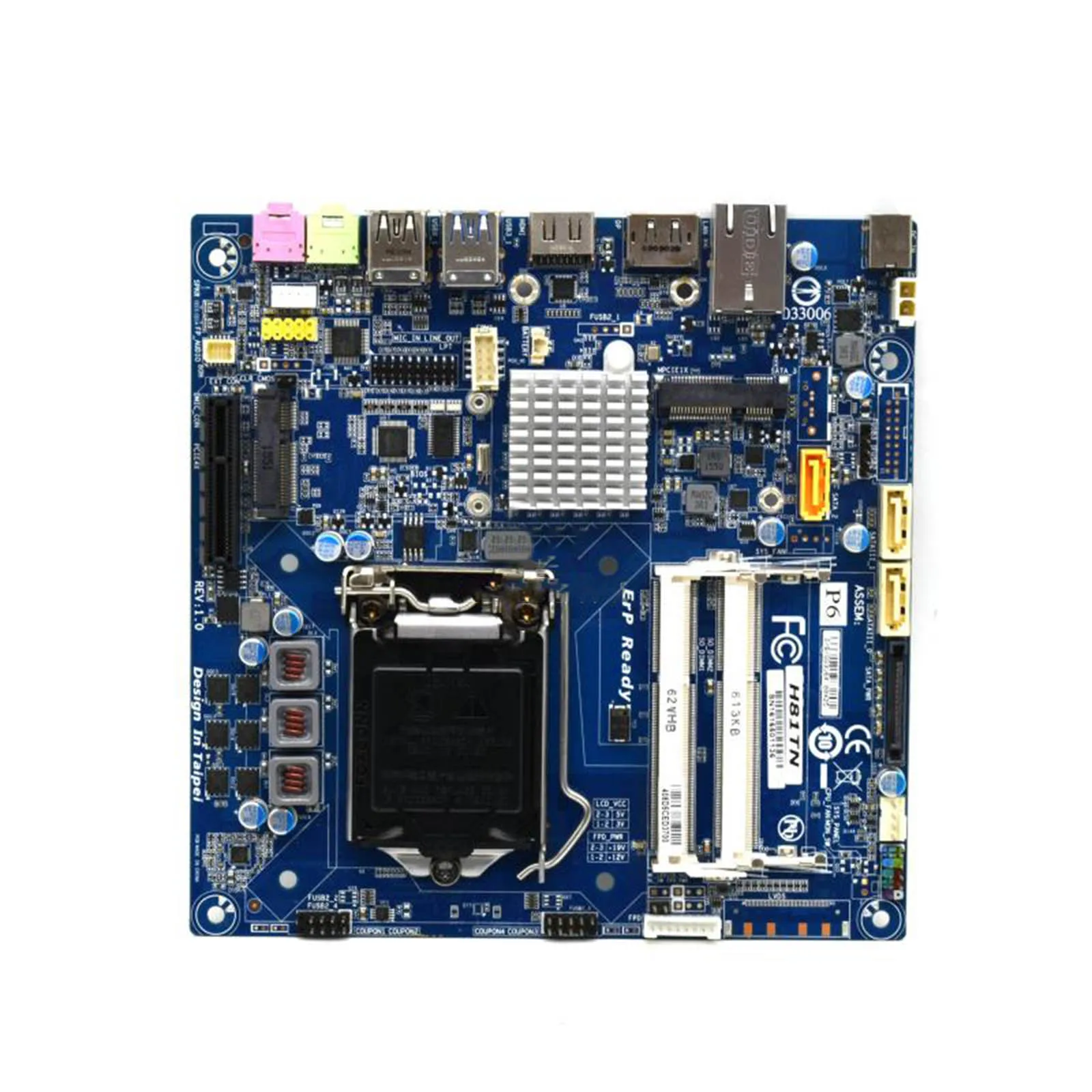 Материнская плата для Gigabyte GA-H81TN AIO ITX 17*17 см LGA1150 MSATA DC без LVDS Mobo | Компьютеры и офис