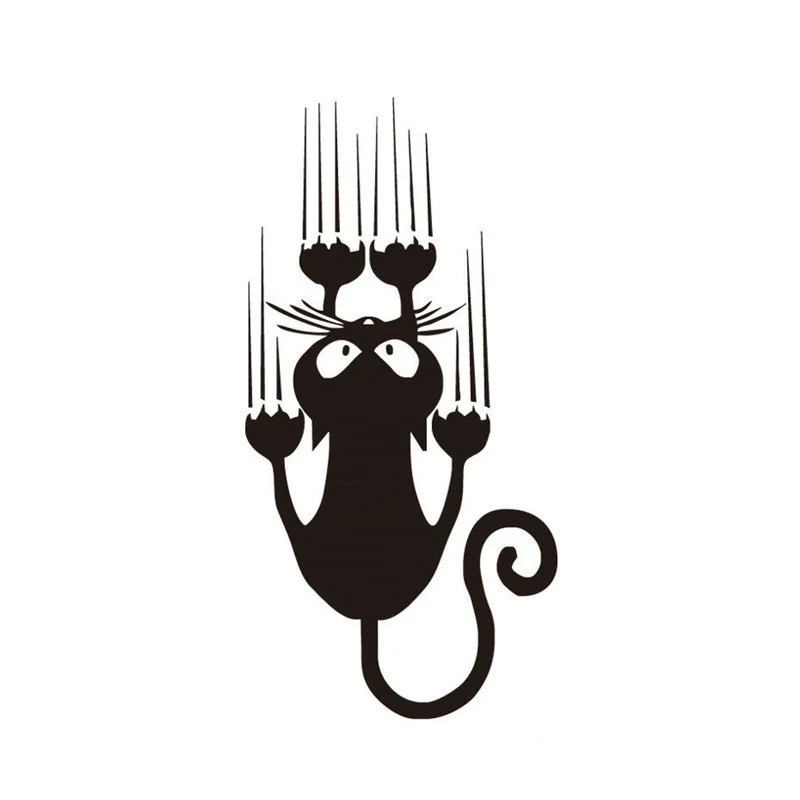 1 шт. мультфильм автомобильные наклейки с животными пленка Стекло забавные