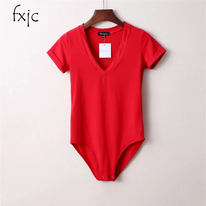 2021 summer stretch self-cultivation V-neck short-sleeved T-shirt female half-sleeved jumpsuit bottoming shirt ZR183 |