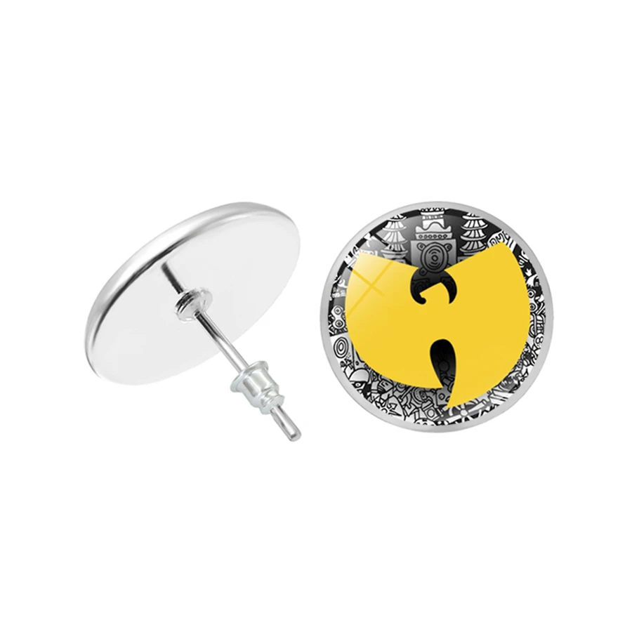 Серьги WU TANG CLAN Нью Йорк хип хоп рэп группа серьги гвоздики музыкальные фанаты рок