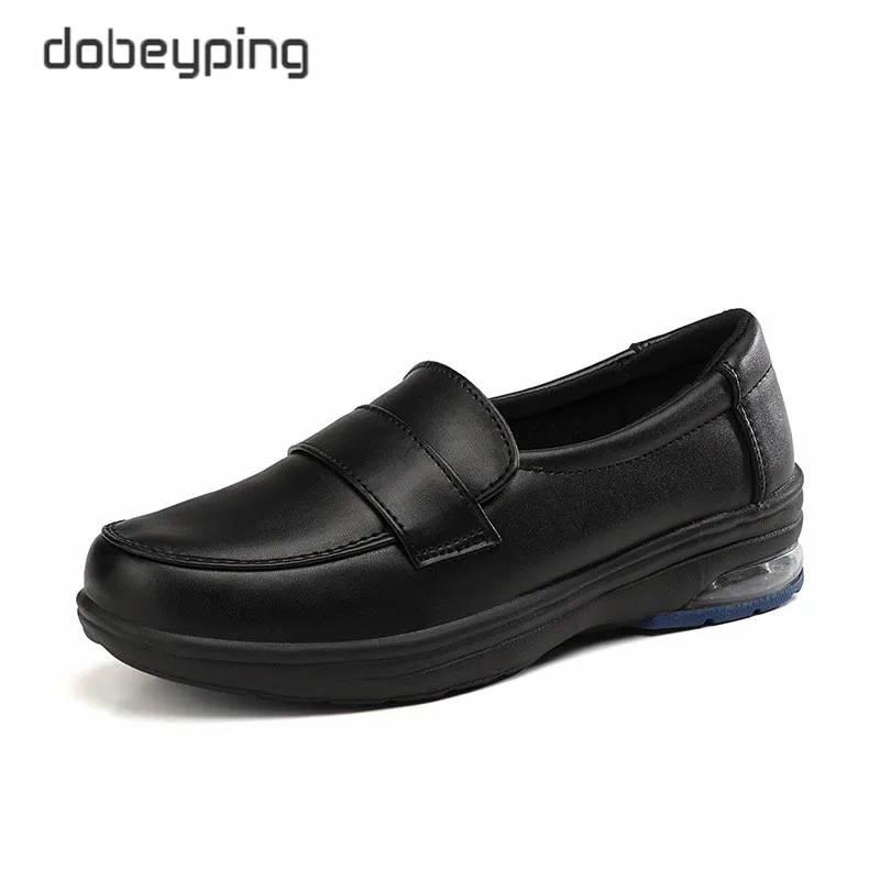 New Moccasins Autumn Women's Casual Shoes Soft Bottom Female Loafers Flat Platforms Woman Shoe Non-Slip Walking Mother Footwear