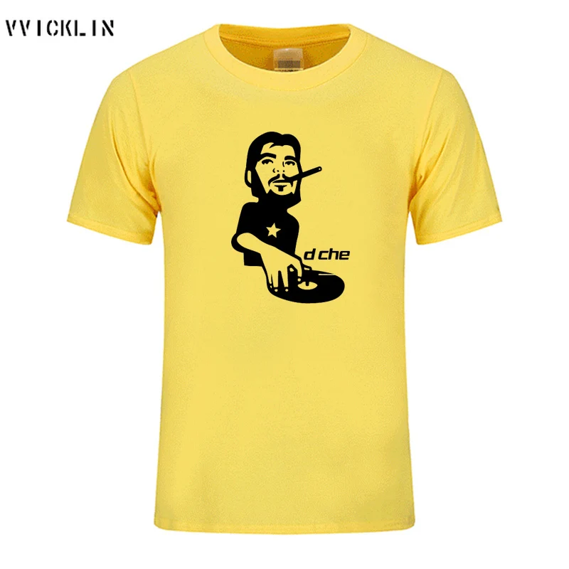 Новейшая модель Мужские ботинки из хлопка модные Crazy DJ вертушки дизайн футболка