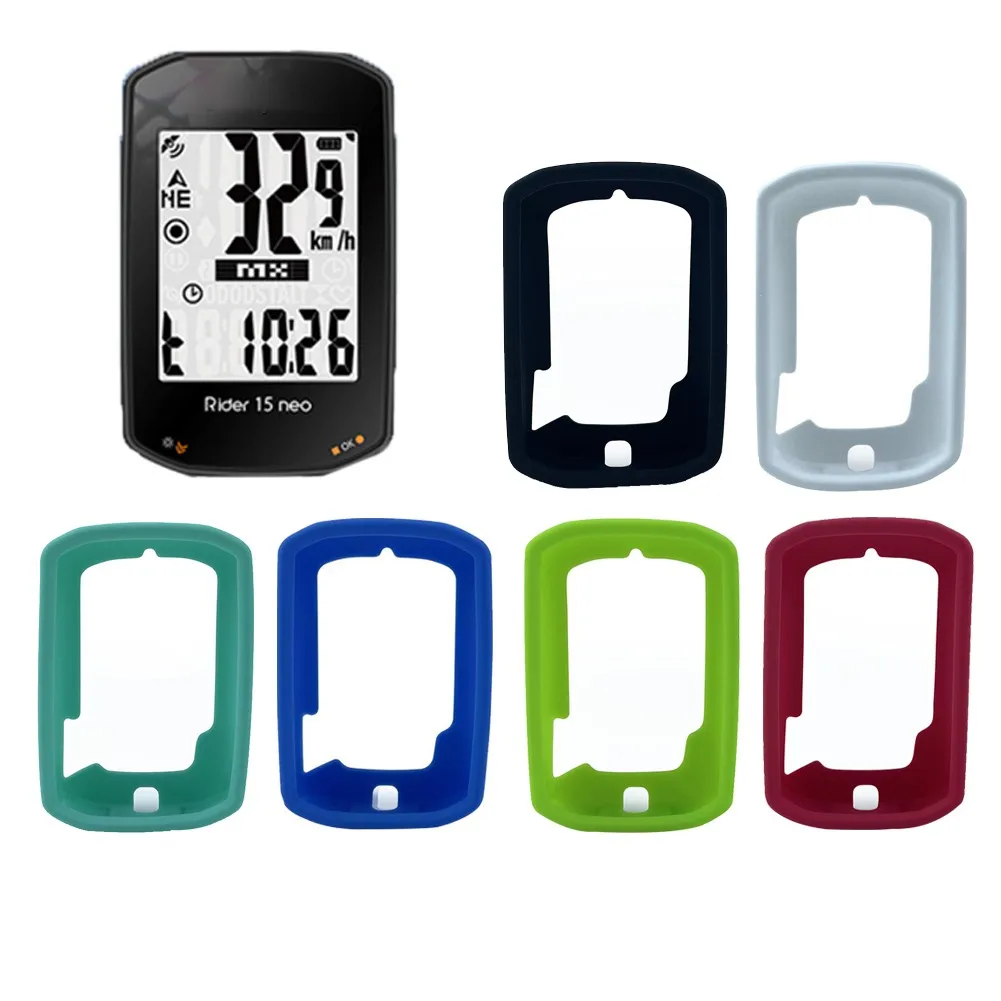 

Riding Computer Silicone Cover Anti-drop Cover For Bryton Rider 15 Neo Protective Case + HD Film Bike Accessories