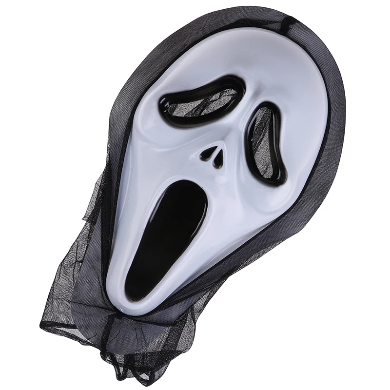 Страшный крик призрак уход за кожей лица маска нарядное платье с кровавыми