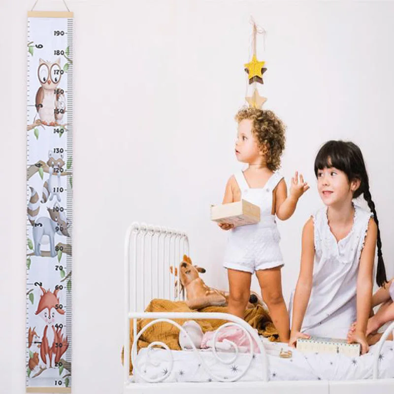 1 шт. подвесная картина для роста Детская диаграмма высоты линейка настенная
