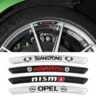 Наклейки на обод колеса автомобиля, 4 шт., наклейки для Ford Racing Focus 2, 3, 1, Fiesta MK1, MK2, MK3, MK7, Fusion Ranger