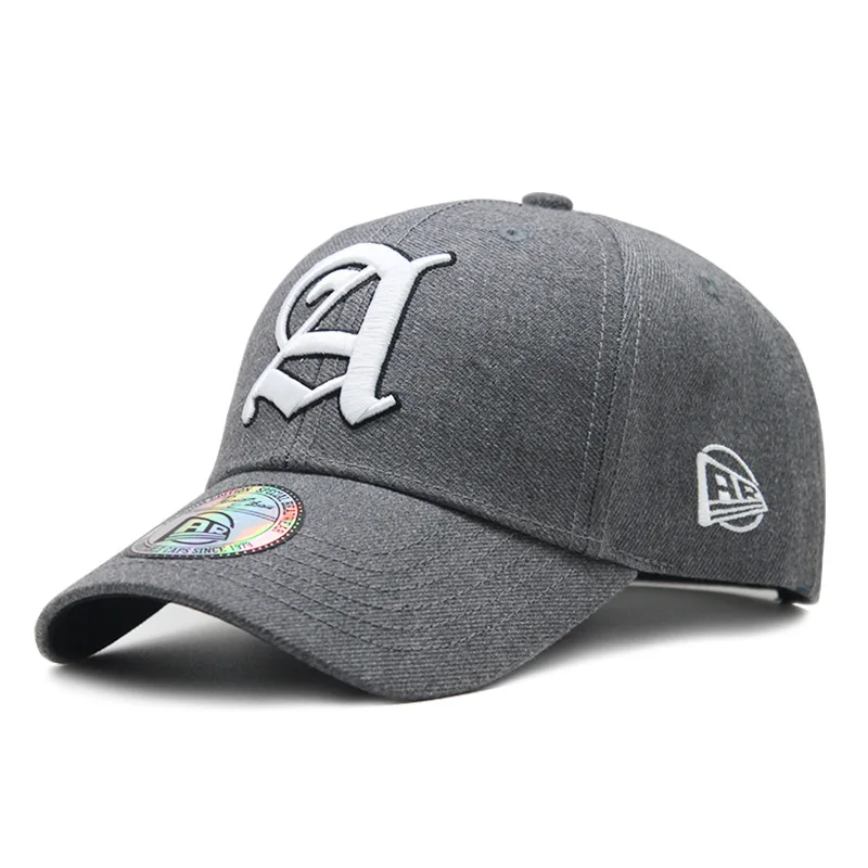 Бейсболка с вышитым алфавитом для мужчин и женщин уличная Солнцезащитная шляпа