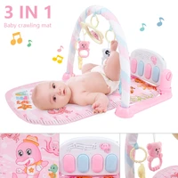 newborn baby crawling mat baby gym educational toy rack game infant music play mat carpet with piano keyboard toddler play pad