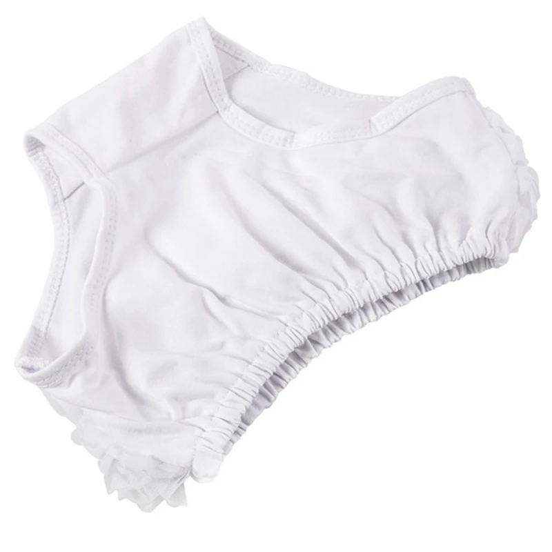Белые шаровары с оборками для девочек-подгузники 3 упаковки | Мать и ребенок