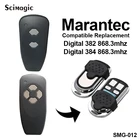 Пульт Marantec Digital 382 цифровой 384 запасной пульт дистанционного управления совместим с Marantec 868,3 МГц дистанционное управление электрической дверью
