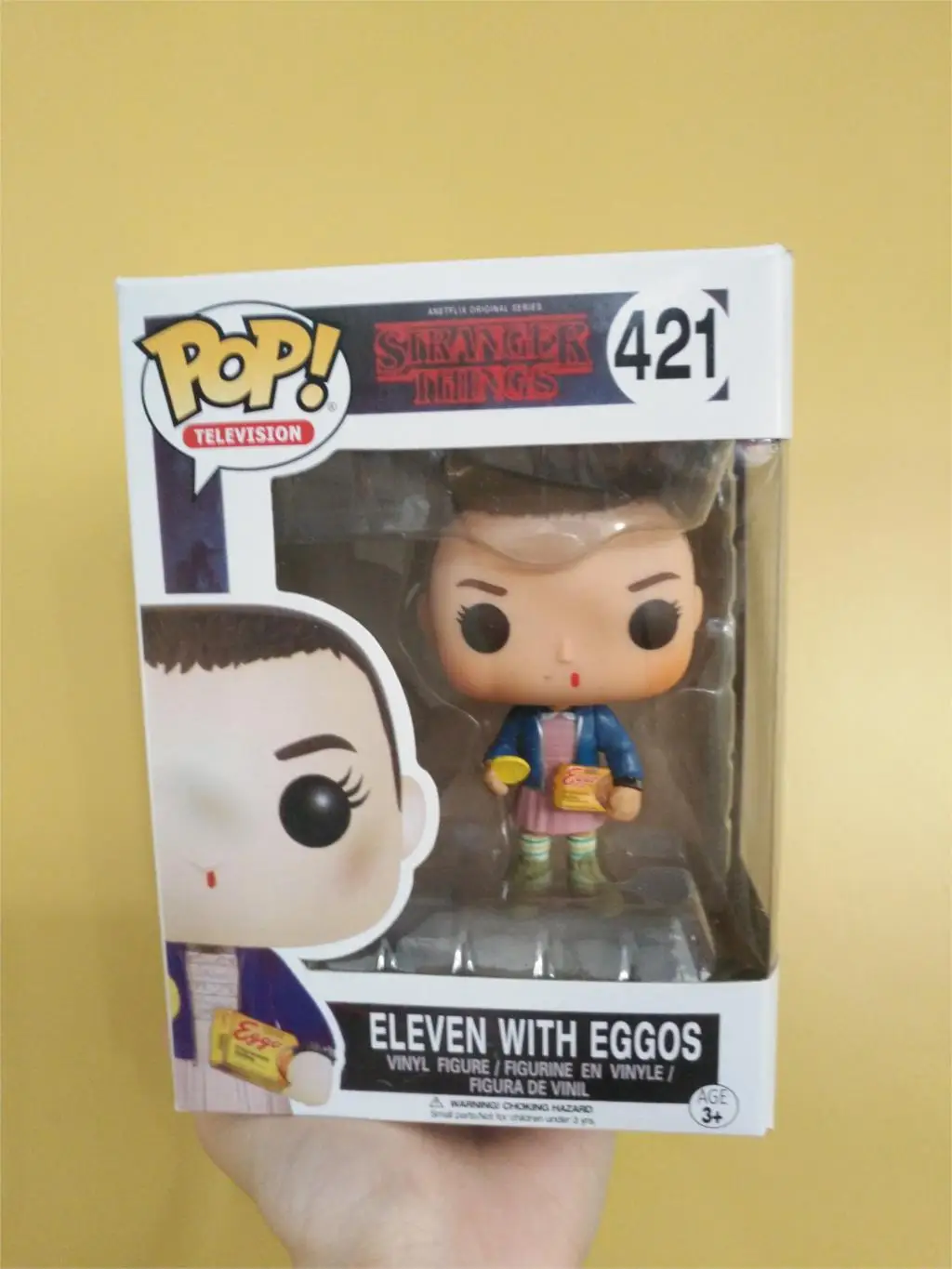 Funko Pop Stranger Things Character 10 см фигурка игрушки виниловые куклы для коллекции - Цвет: 421 with box