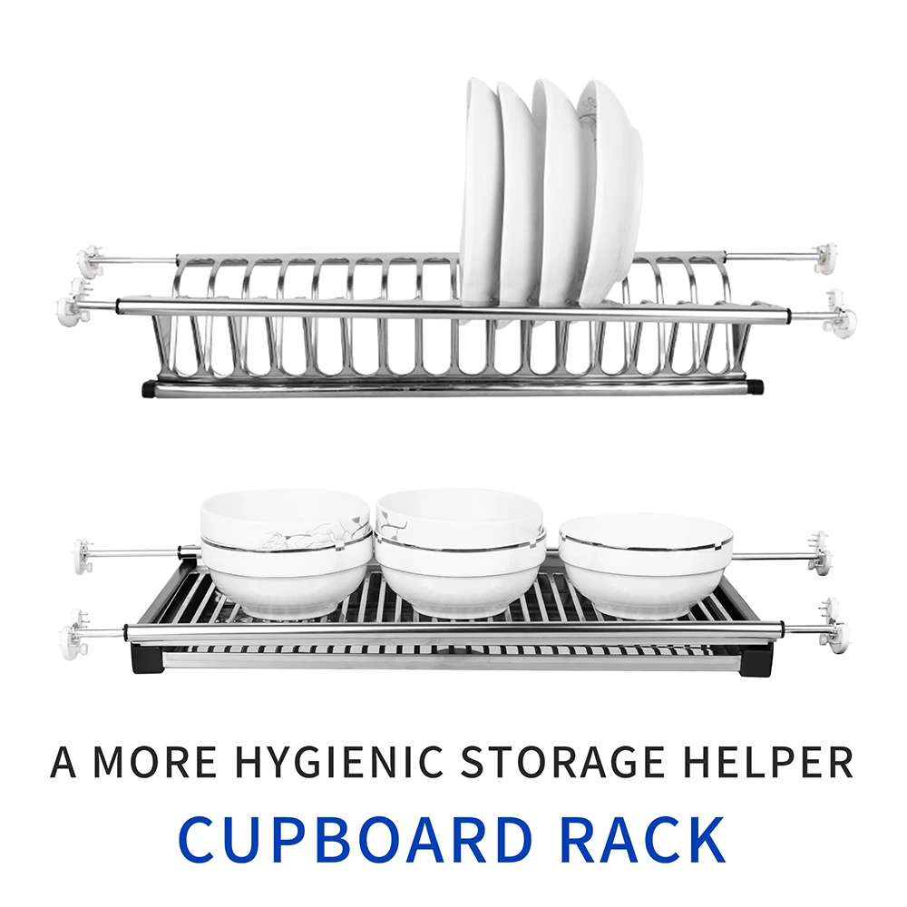 Кухонная стойка из нержавеющей стали для тарелок столовых приборов посуды