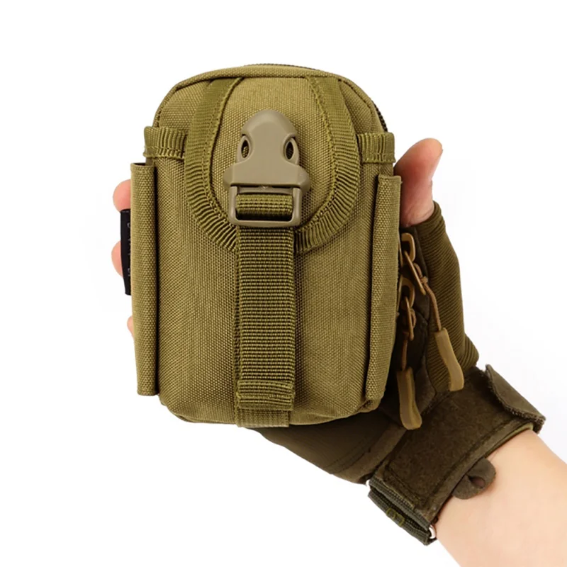 

Mobile Phone Case Portable Hunting Bag Molle Pouch Waist Bag Waterproof Nylon Multifunction Casual Men EDC Tool Pack