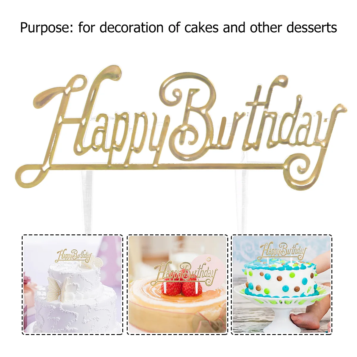 100 шт. торт на день рождения десертный декор с принтом плагин карточки нежный