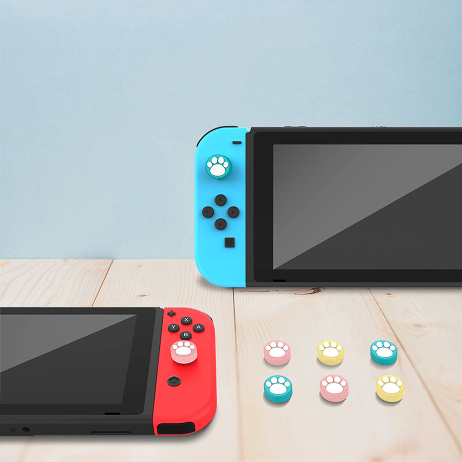 Колпачок для захвата большого пальца Nintendo Switch &amp Lite NS Joy-Con джойстика Мультяшные
