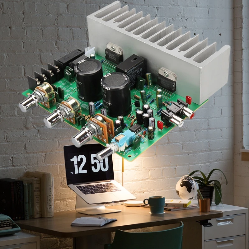 P8DF TDA7294 Amplifier Audio Board AMP 100Wx2 High Power 2.0 Channel Amplificador Sound Speaker Home Audio DIY