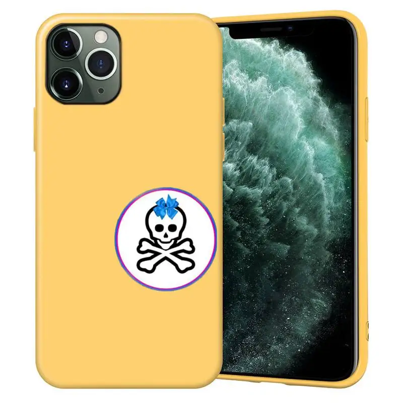 

Monster High Phone Case For Iphone Case Yellow Soft Silicone Phone Case For 7 8 Plus X XS 11 SE 2020