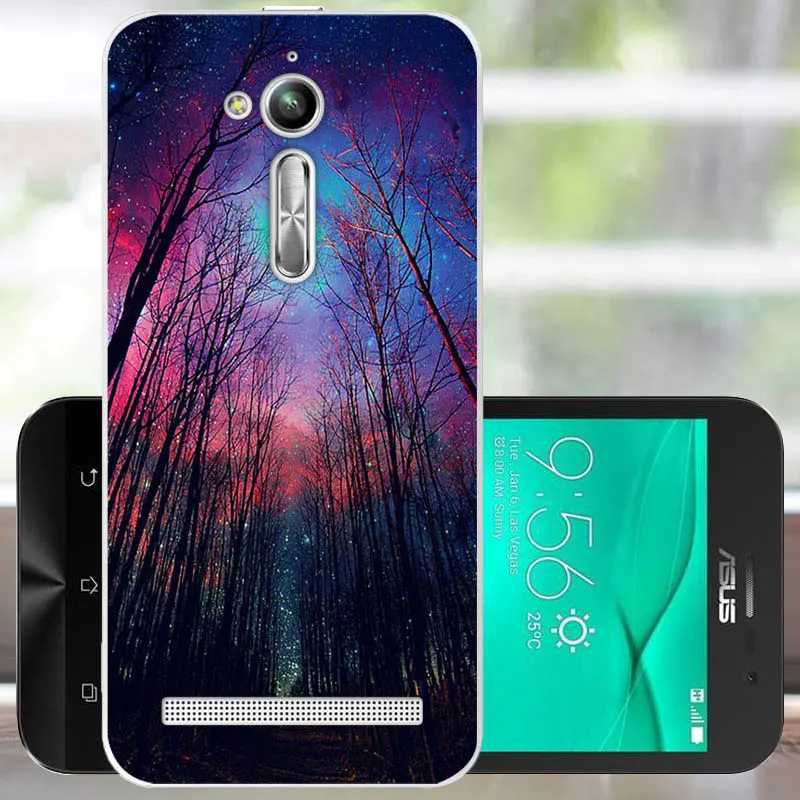 FANATU Asus Zenfone Go ZB500 чехол 5," Мягкий ТПУ ZB500KL силиконовый чехол задняя защитная крышка для Asus Zenfone Go ZB500KL Funda - Цвет: 1XKL