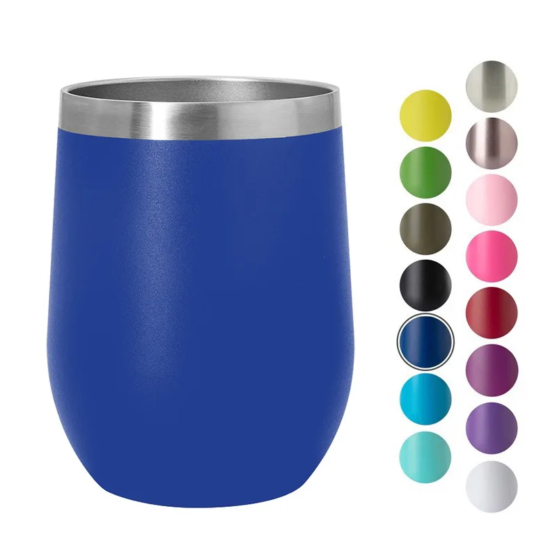 

Eggshell Cup Double-layer Stainless Steel Thermal Mug U-shaped thermos Cup 360ml