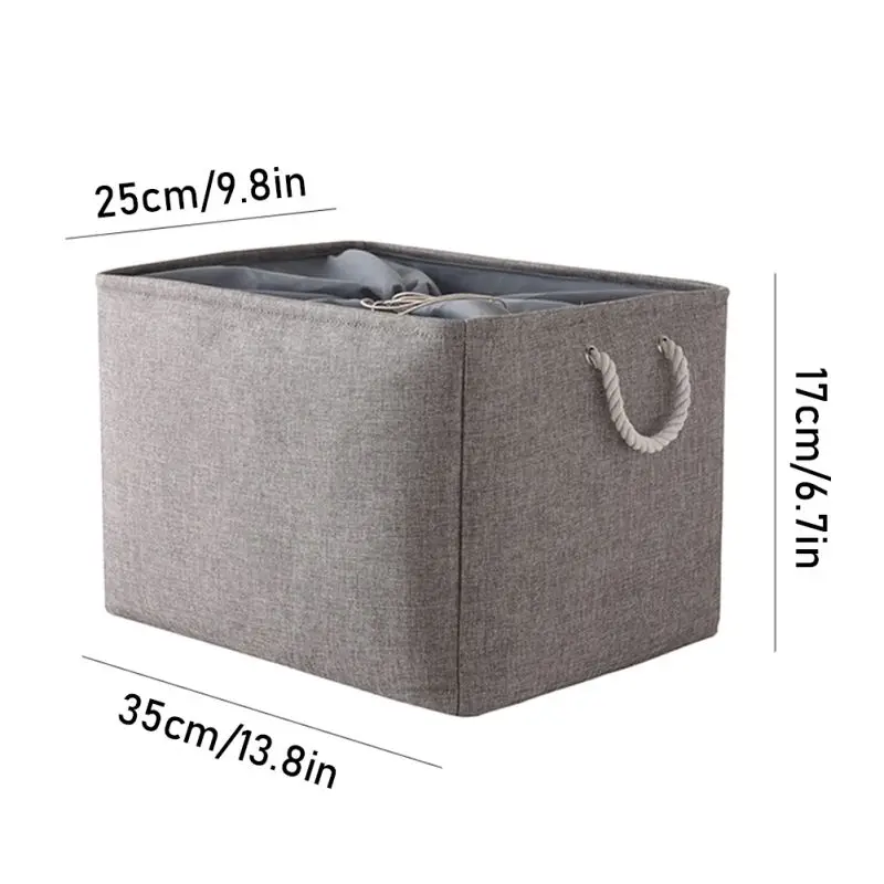 

Clothes Storage Box Linen Foldable storage box Large storage box With handle 40cm*30cm*21cm/37 * 25 * 3cm/32 * 20 * 3cm