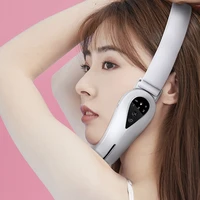 multi function v type face lifting device face slimming massager for face ems micro current red blue light skin rejuvenation