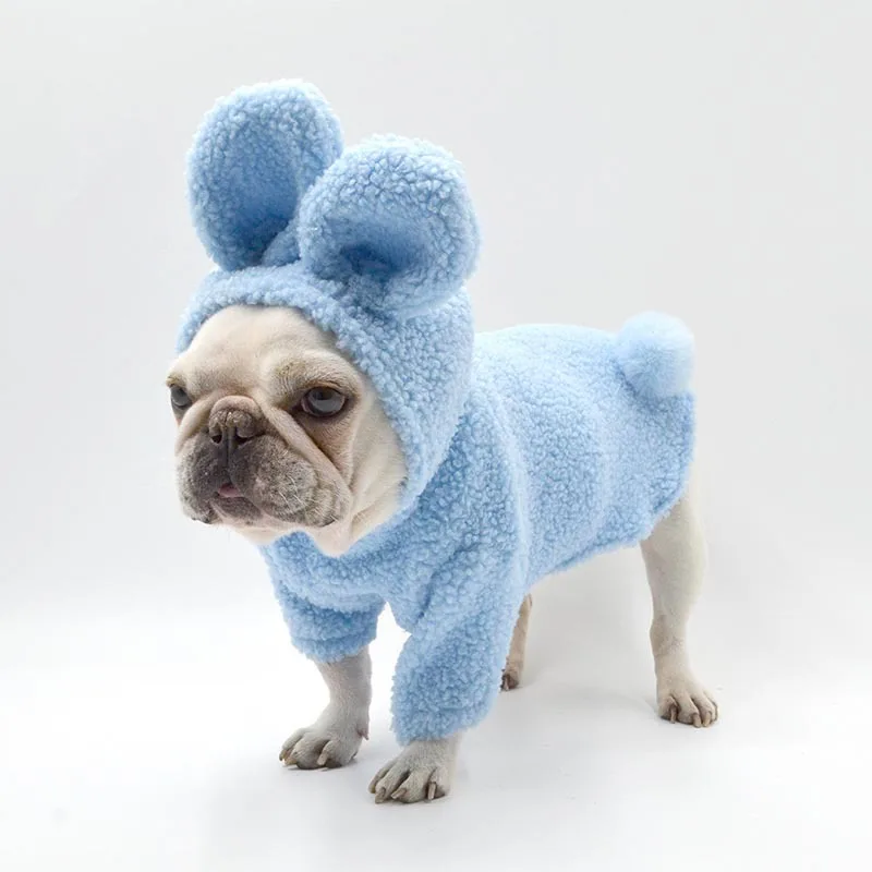 

Cute Dog Hoodies Winter Pet Dog Clothes Cat Poodle Schnauzer Pug French Bulldog Clothing Frenchie Dog Costume Coat Outfit