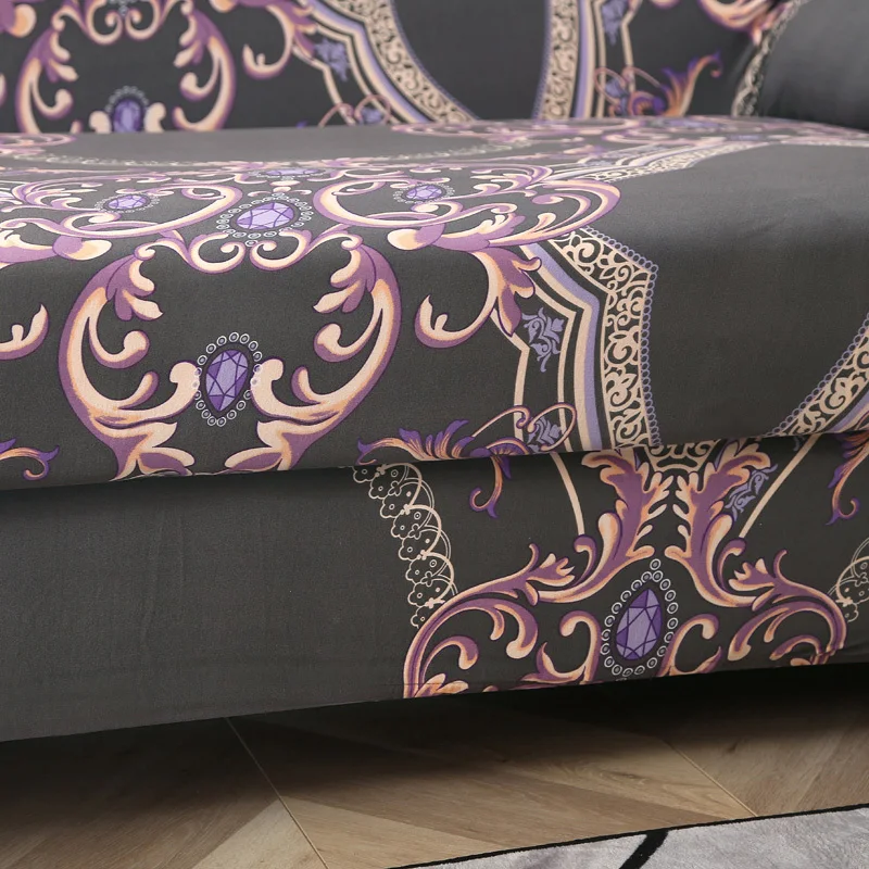 Эластичный чехол на диван шезлонг угловой нескользящий анти-грязный для дивана