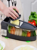 kitchen gadgets vegetable cutter multifunctional slicer fruit potato peeler carrot grater kitchen accessories basket slicer