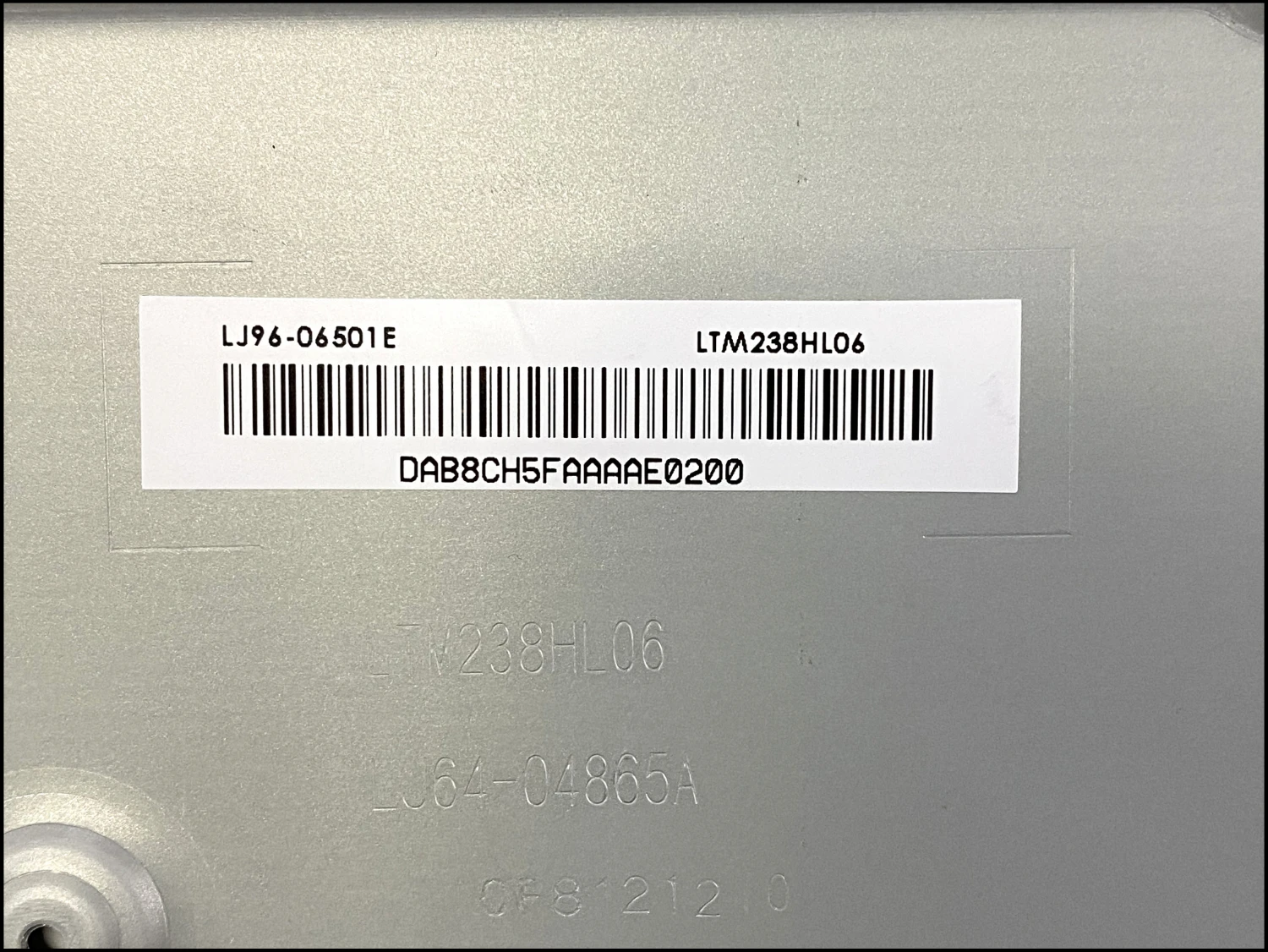 

LTM238HL06-W02 Si-OLED TFT-LCD 23,80 "1920(RGB)× 1080 (FHD)