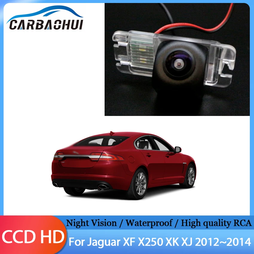 

Waterproof Car Full HD CCD Night Vision Rear View Parking Reverse Backup Camera For Jaguar XF X250 XK XJ 2012 2013 2014