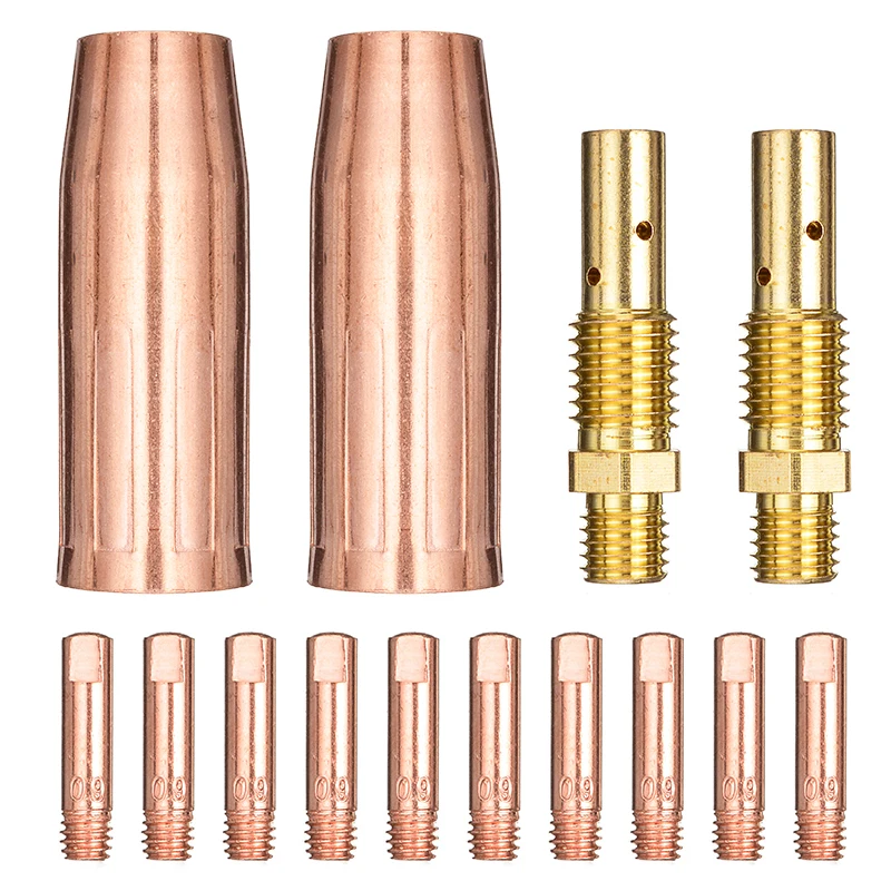 14 шт. прочный сварочный фонарь набор наконечников сопла для Tweco Mini /1 &amp Lincoln Magnum 100L