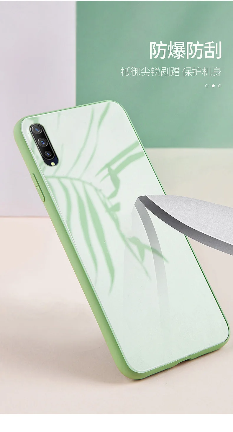 Liquid Glass Phone Case For Xiaomi 8 9 se Cover Redmi Note Pro K20 Soft Border Anti-Fall Protective Fundas | Мобильные телефоны и