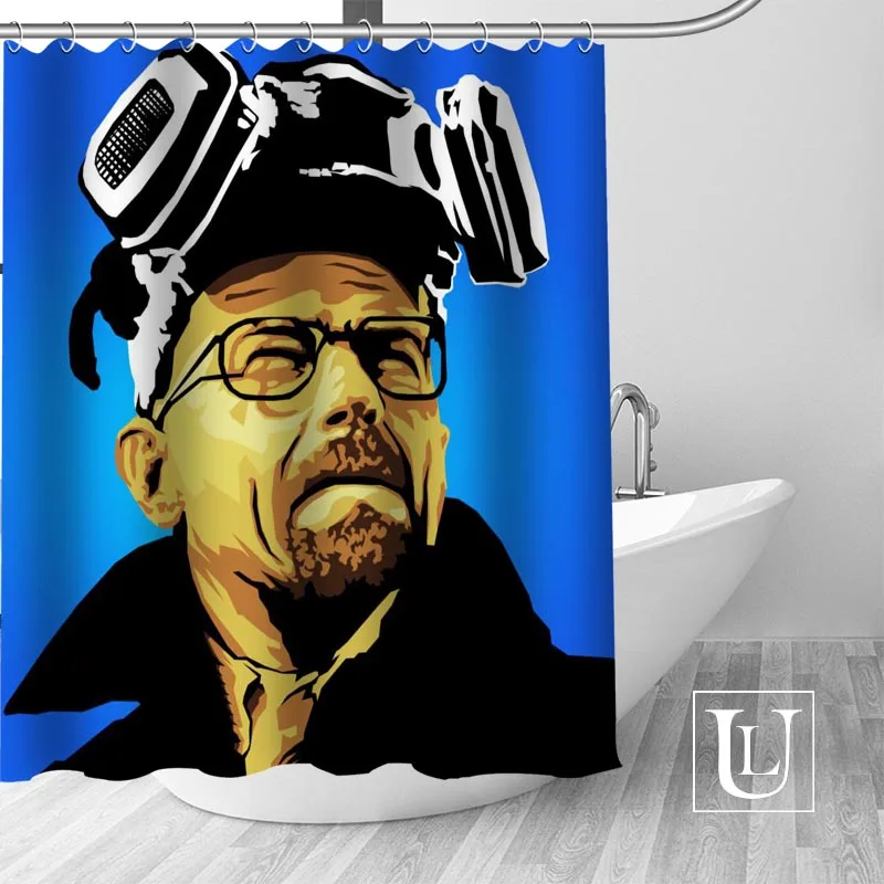 

Breaking Bad занавеска для душа s на заказ Водонепроницаемая занавеска для ванной занавеска Водонепроницаемая Ванная ткань полиэстер занавеска ...