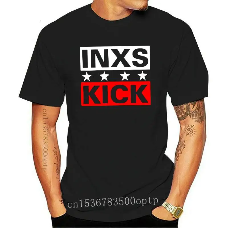 

Men tshirt inxs kick - Unisex Poly Cotton T-Shirt women T-Shirt tees top