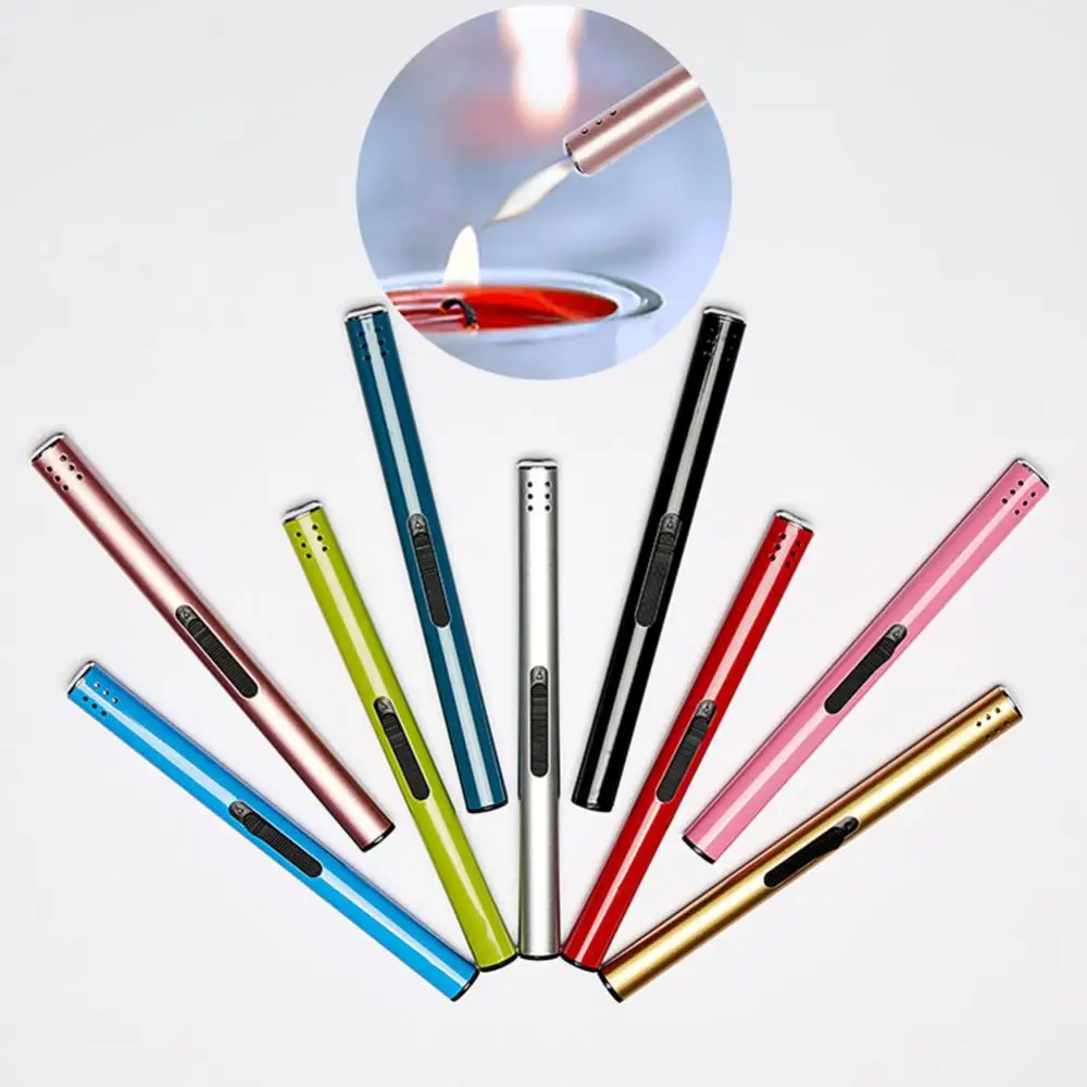 

New style barbecue lighter windproof flameless plasma ignition long kitchen lighter gas lighter candle gas stove grill зажигалка