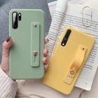 Силиконовый чехол с ремешком на запястье для Huawei P30, P20 Lite Pro, P8, P9, P10, P Smart Plus 2017, 2019