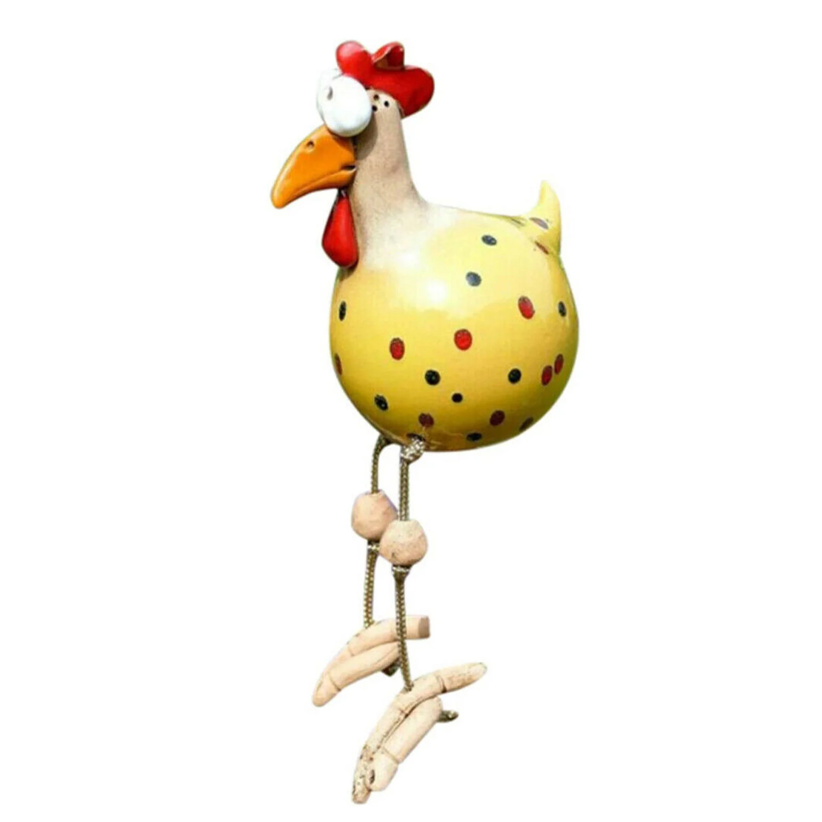 

Outdoor Garden Chicken Sculpture, Funny Garden Statues, Resin Decoration Resin Rooster Hen Statue Sculpture, Miniature Efficient