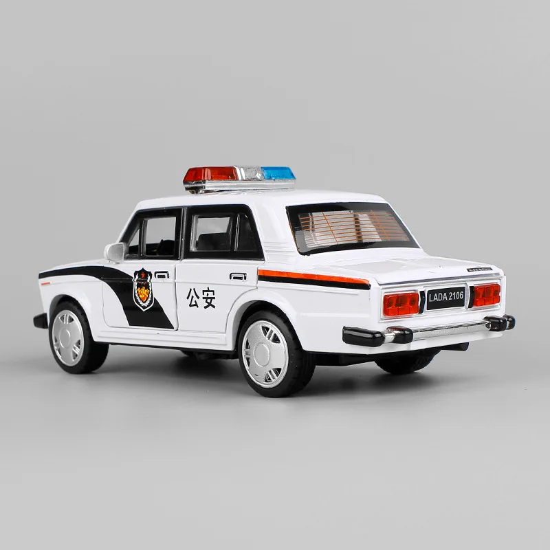 1:32 высококлассная имитация полицейского автомобиля Radha светильник вые и