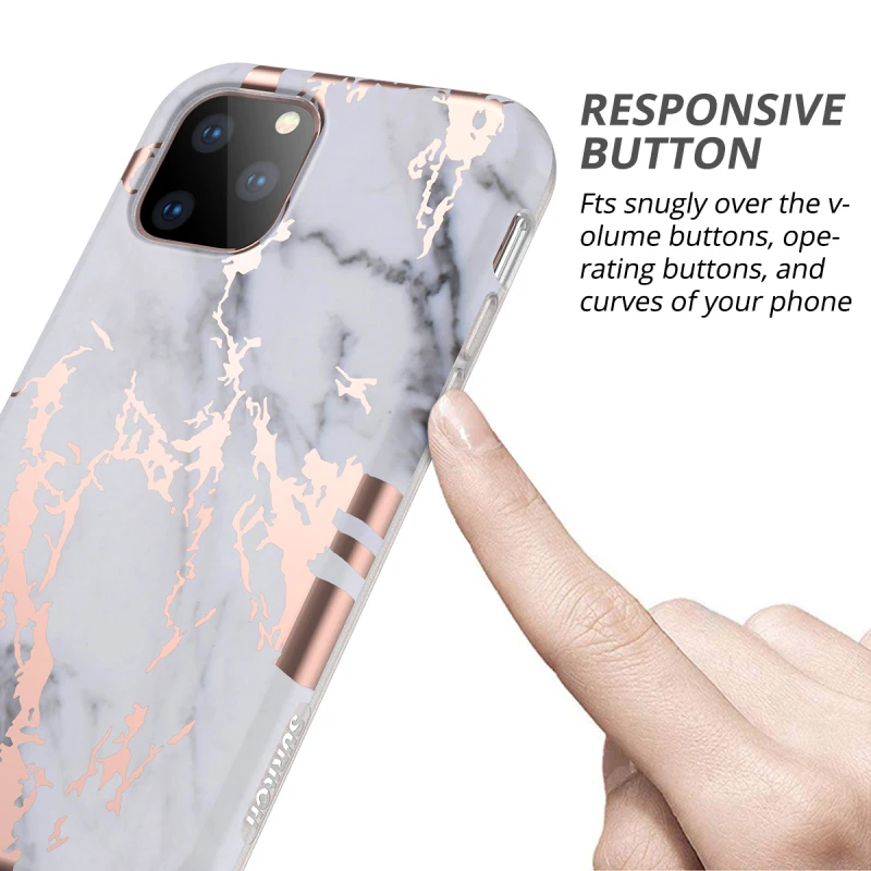 Роскошный мягкий чехол для iPhone 11 Por Max, чехол для iPhone 11, мраморный чехол, встроенная пленка, жесткая рамка, противоударный защитный чехол 360 C