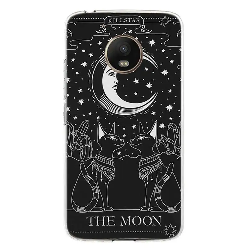 witches moon tarot mystery totem phone case for motorola moto g9 power g8 g7 play g6 plus g5 g30 one fusion vision action e6 e5 free global shipping