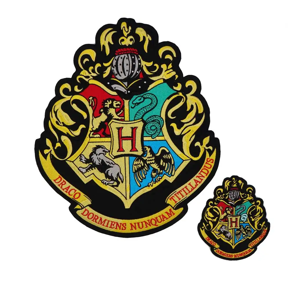 Большие Вышитые животные с подкладкой панк байкерские нашивки одежда наклейки