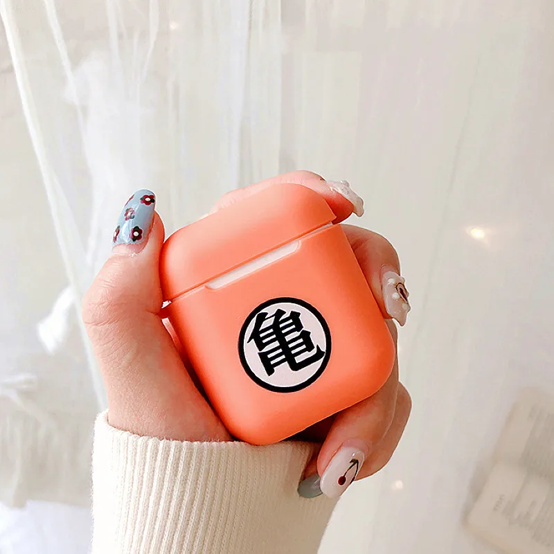 Японский аниме Dragon Ball Goku Мягкий силиконовый чехол для наушников для apple airpods наушники беспроводные Bluetooth защитный чехол