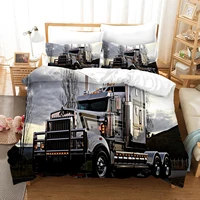 3d printed truck duvetcomforter cover with pillow cover bedding set single double twin full queen king size for bedroom decor