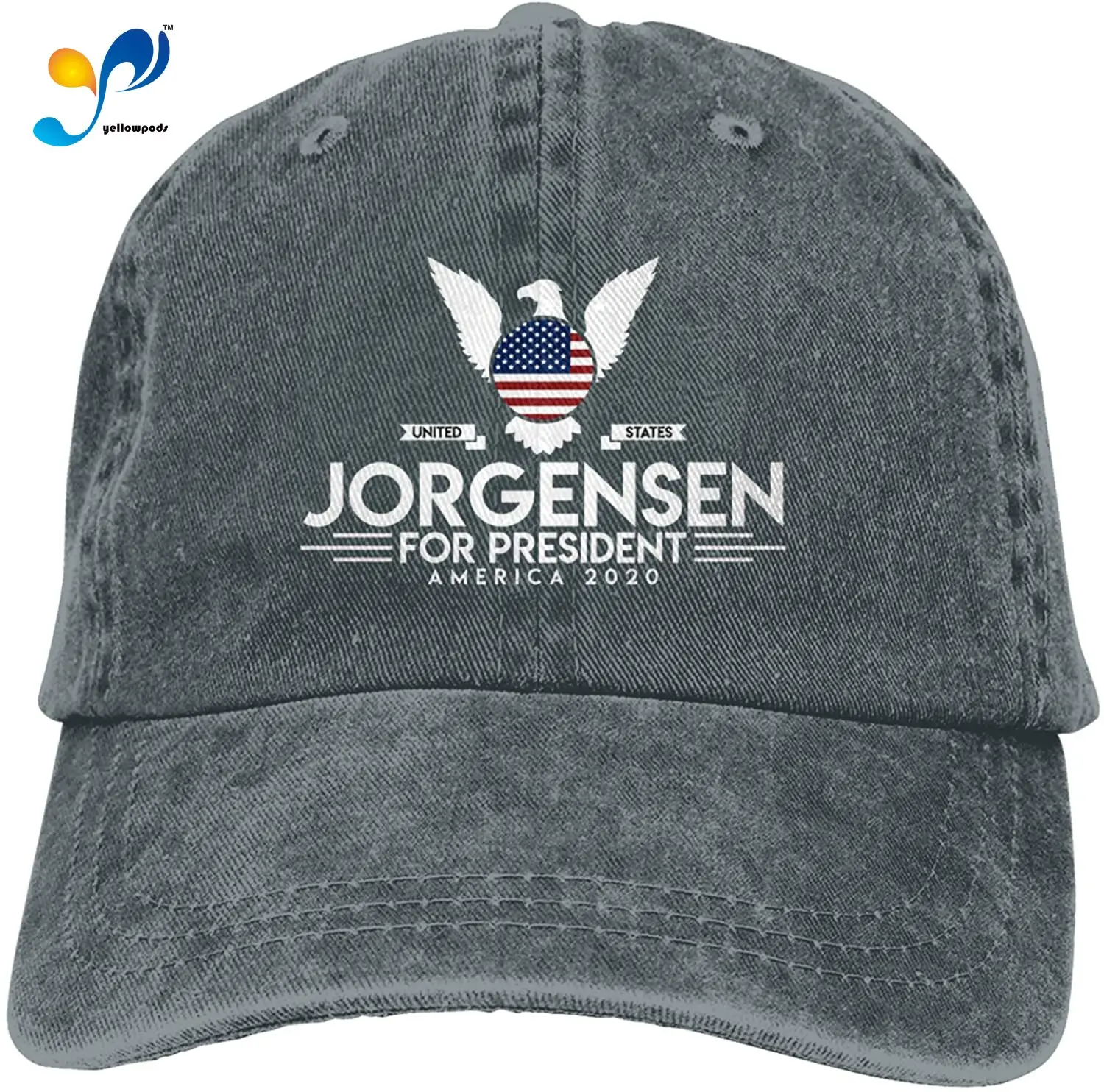 

Jo Jorgensen 2020-2 Hat Vintage Denim Baseball Caps Cotton Dad Hat Adjustable Sandwich Hat Unisex