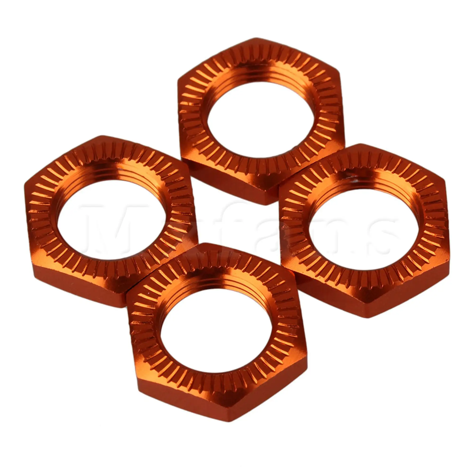 

4Pcs N10176 Wheel Hex 17mm Metal Hub Nut for RC 1:8 Model Buggy Truck