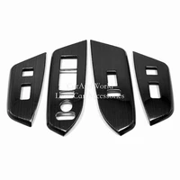 stainless steel door window lift cover glass switch frame garnish trims for honda crv cr v 2017 2021 car interior accessories