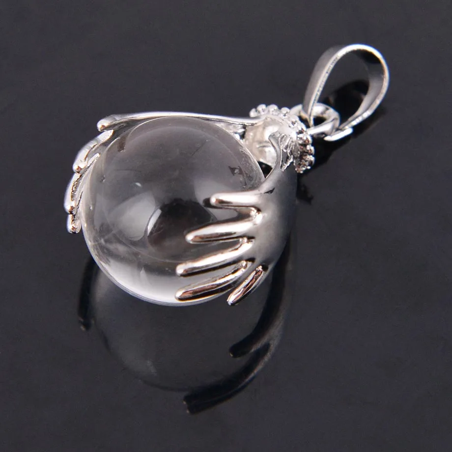 Натуральный тигровый глаз лазурит оникс опал круглые камни бусины кулон с двумя