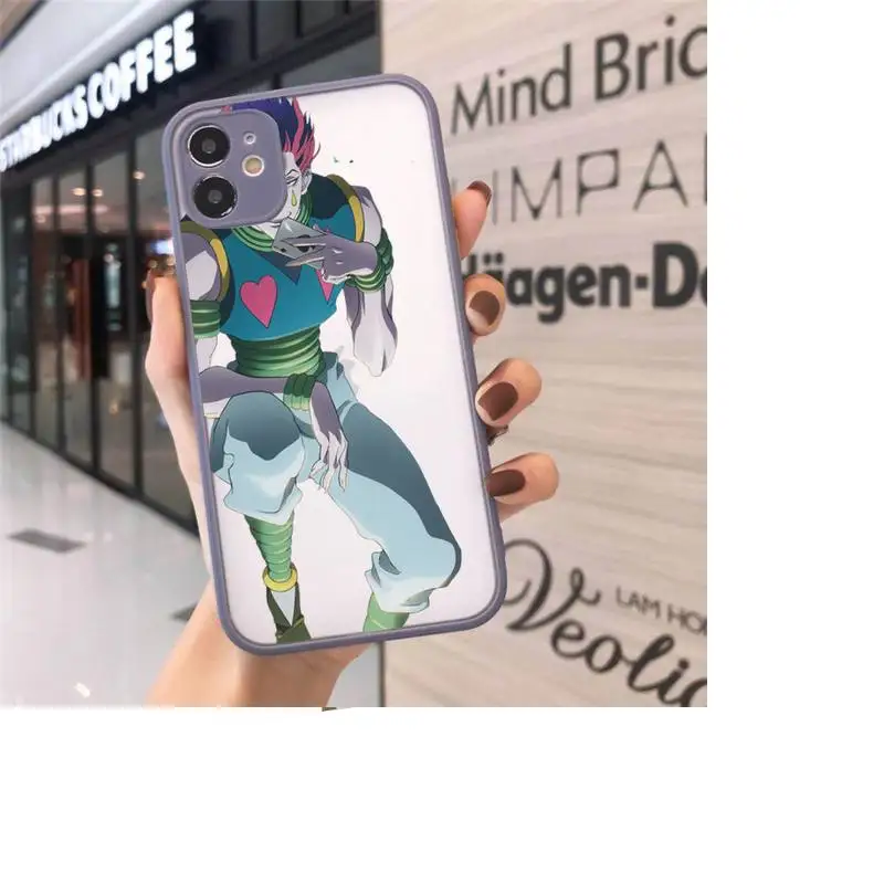 

Hunter x Hunter 3 HXH Anime Hisoka Morow Phone Cases matte transparent For iphone 7 8 11 12 plus mini x xs xr pro max cover